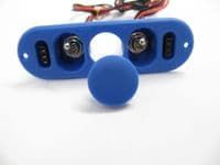 Heavy Duty RX Twin Switch with Charge Port & Fuel Dot Blue ...