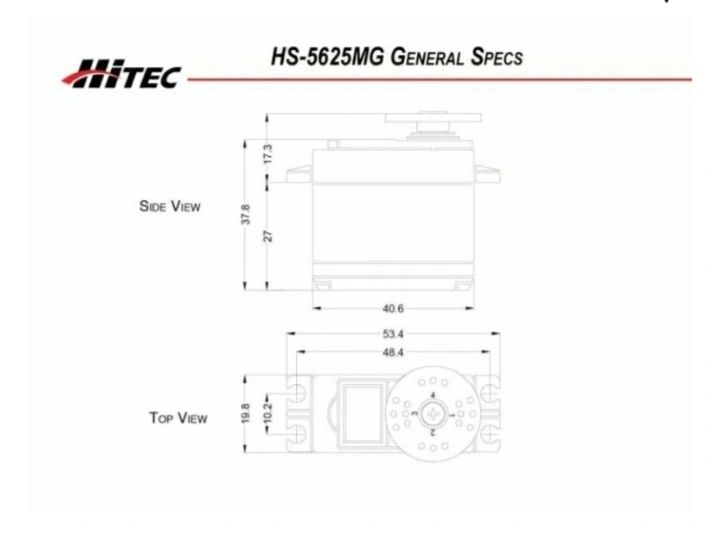 HiTec HS-5625MG High Speed, Metal Gear Digital Sport Servo