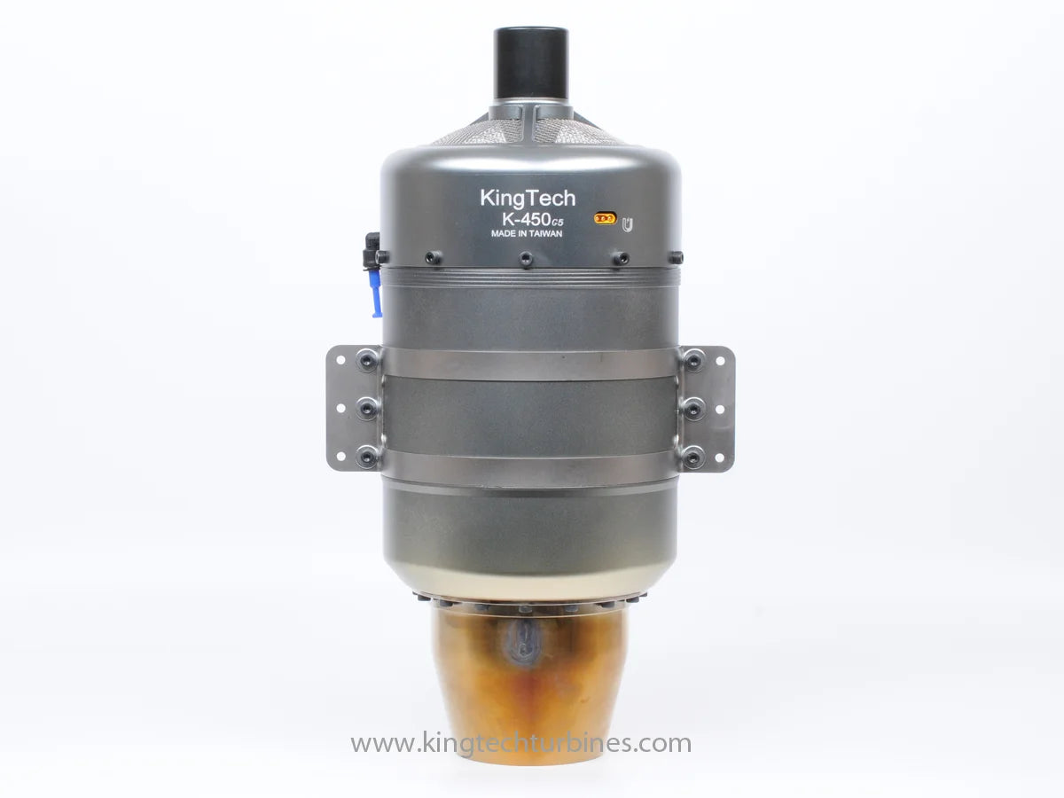 KingTech K450G5 turbine engine front view for RC jet aircraft