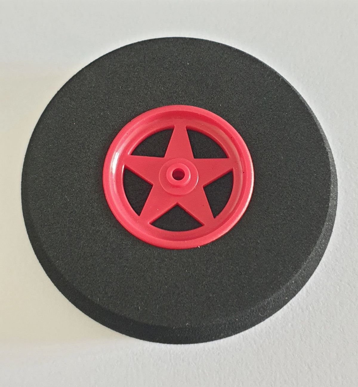 RC Aircraft Light Foam Wheel 75mm D75×H18mm Red Rim – Aeromodellingtutor