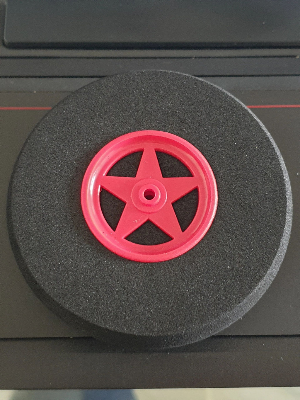 Light Foam Wheel 75mm Red Rim