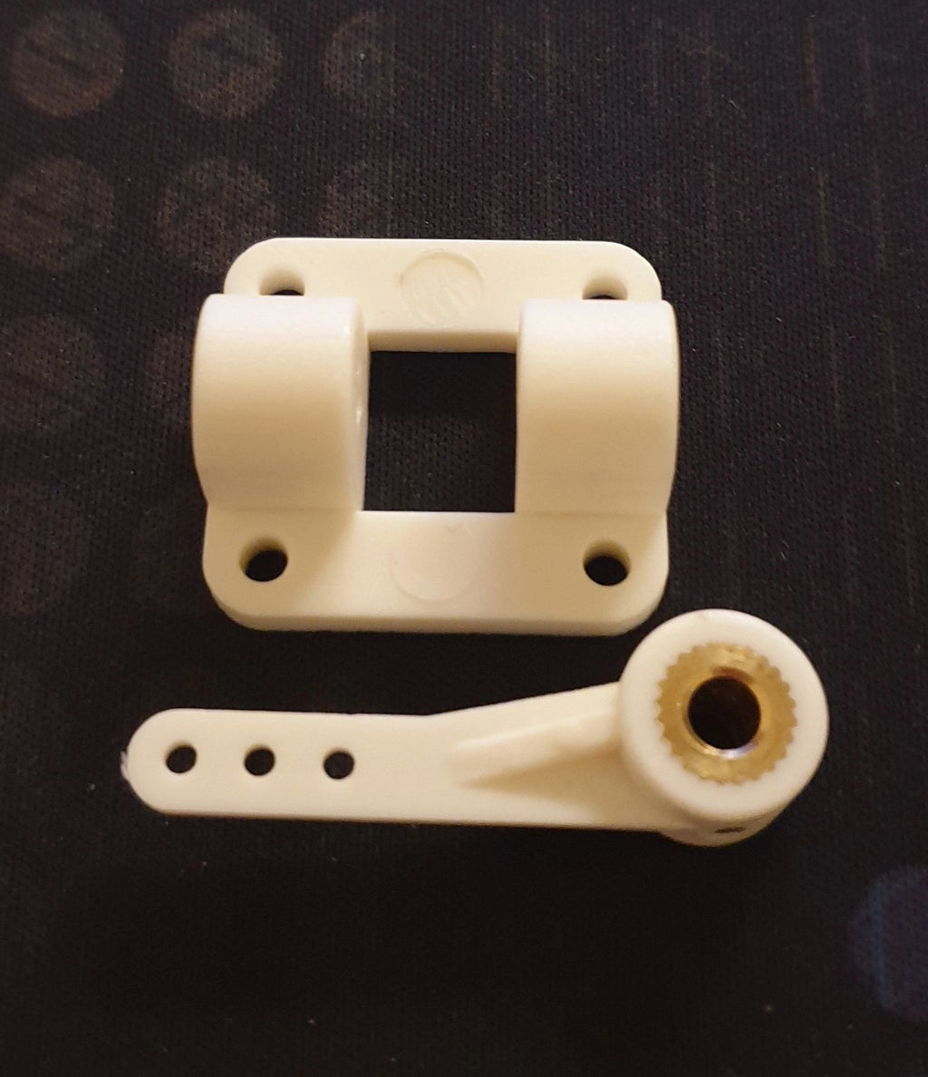 Nose Wheel Steering Arm and Mount Set 5mm