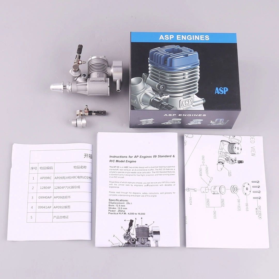 Piddi ASP AP09 AP09A 09 Class 1.5cc Nitro Engine