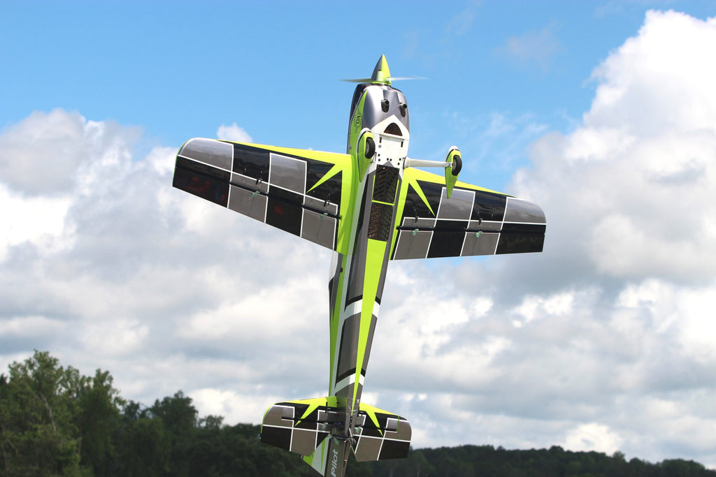 Pilot RC Sbach342 V2 75 inch aerobatic RC aircraft ARF kit bottom view