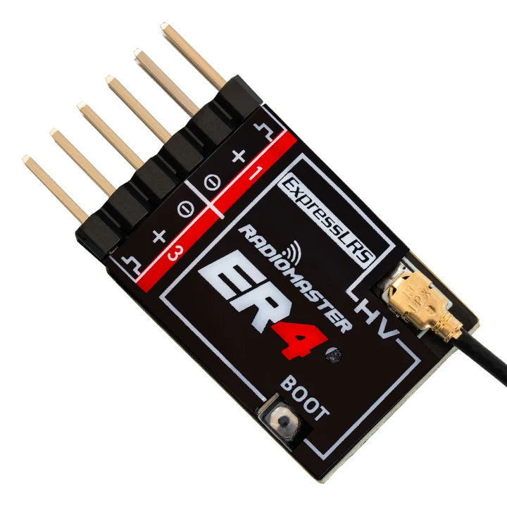 RadioMaster ER4 2.4GHz ELRS four channel PWM receiver