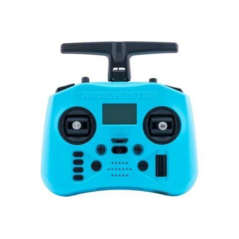 Blue RadioMaster Pocket ELRS ExpressLRS radio transmitter
