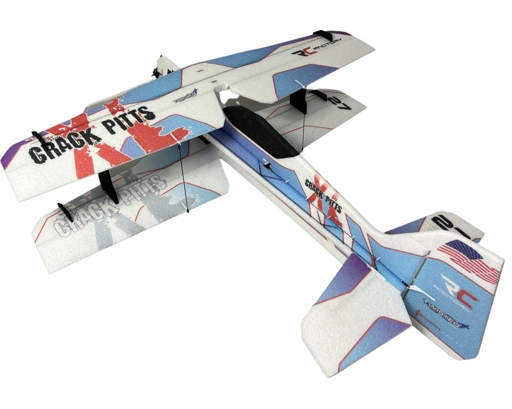 RC FACTORY CRACK PITTS XL BLUE