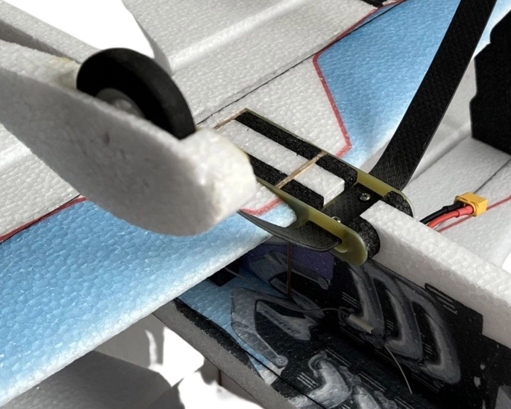 RC FACTORY CRACK PITTS XL BLUE WITH MOTOR ESC PROP SERVOS