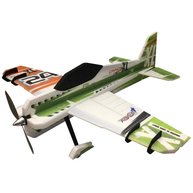 RC FACTORY CRACK YAK XL GREEN ORANGE WITH MOTOR ESC PROP SERVOS
