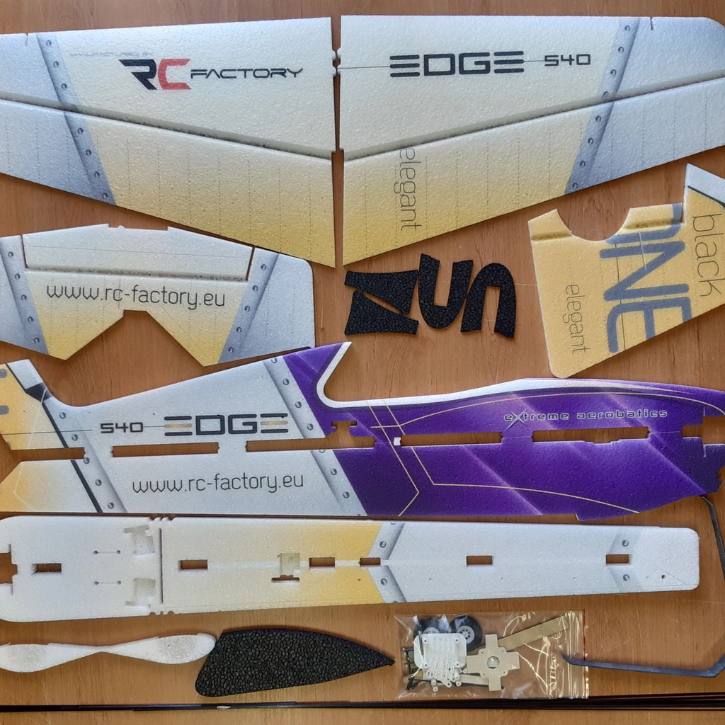 RC FACTORY EDGE 540 V3 WITH MOTOR ESC PROP SERVOS