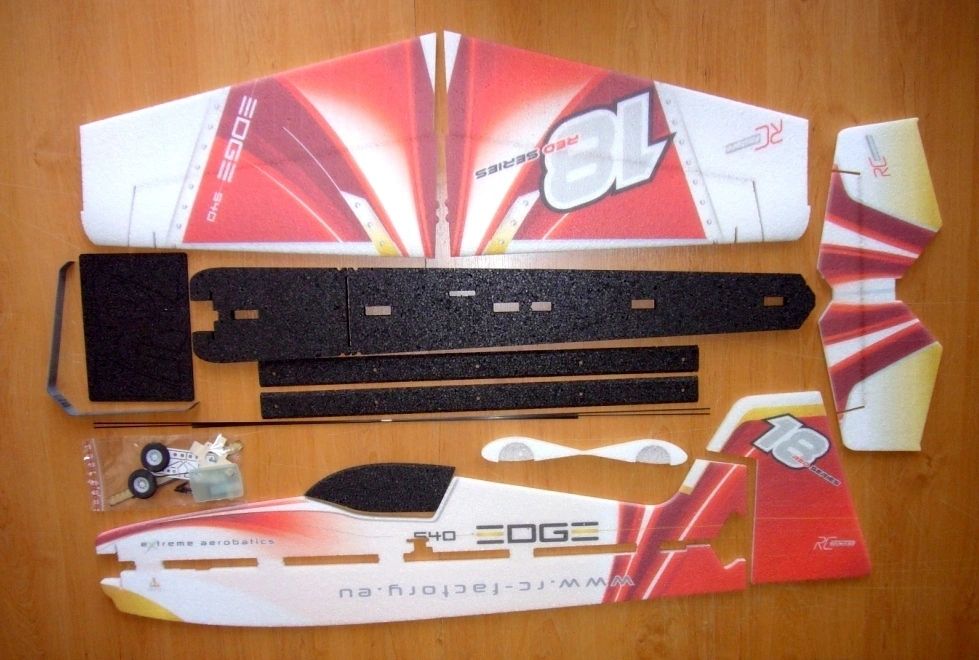 RC FACTORY EDGE 540T HOT RED