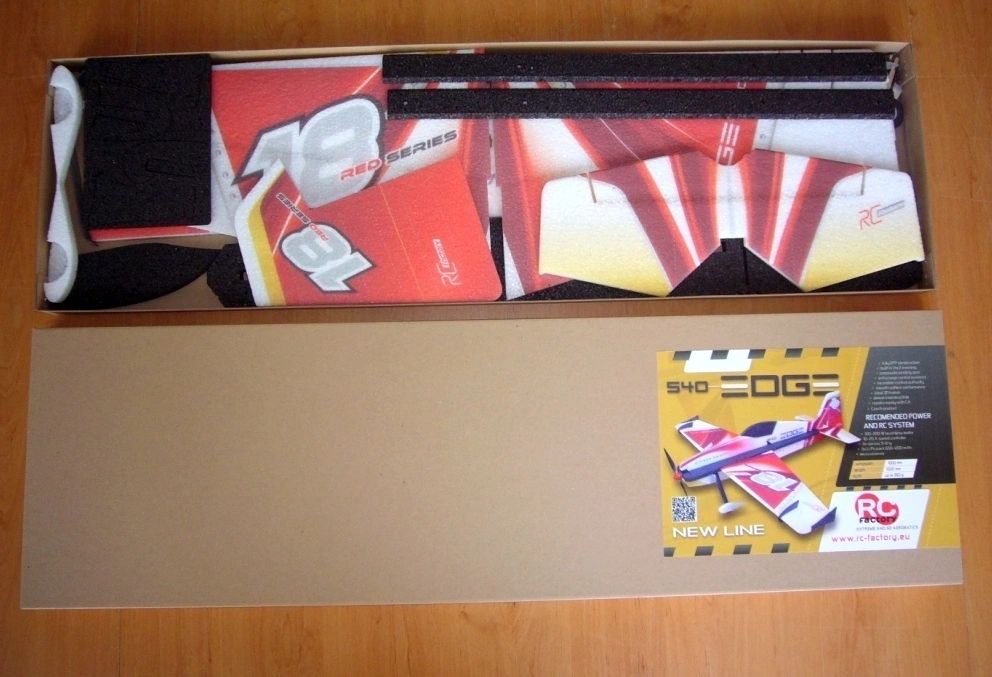 RC FACTORY EDGE 540T HOT RED
