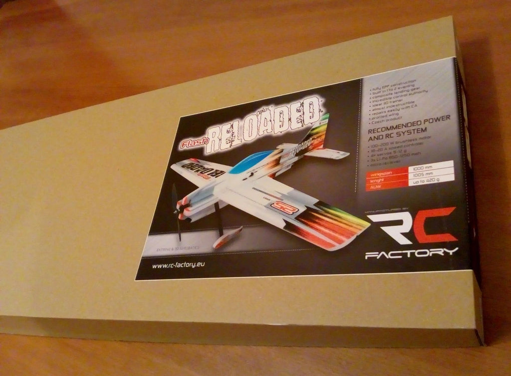 RC FACTORY FLASH WITH MOTOR ESC PROP SERVOS