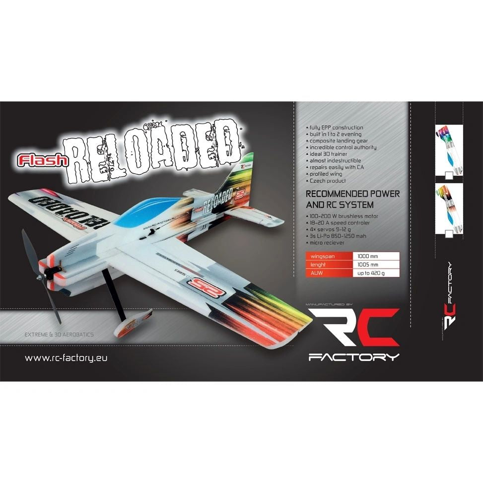 RC FACTORY FLASH WITH MOTOR ESC PROP SERVOS