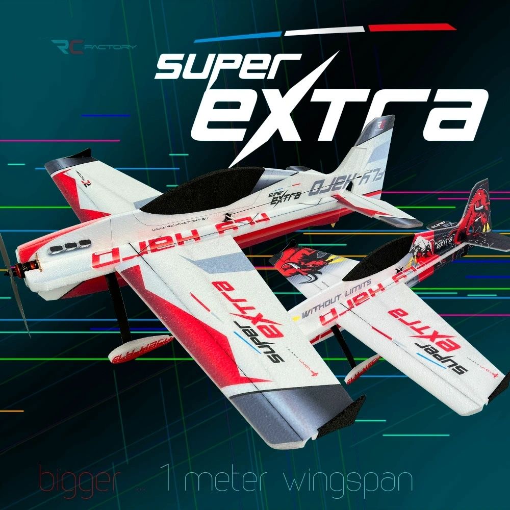 RC FACTORY SUPER EXTRA L BULL WITH MOTOR ESC PROP SERVOS