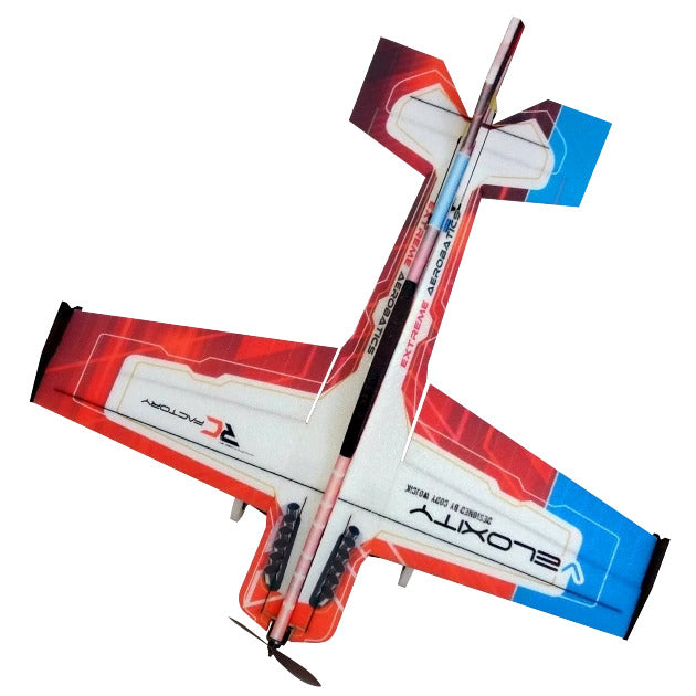 RC FACTORY VELOXITY RED WITH MOTOR ESC PROP SERVOS