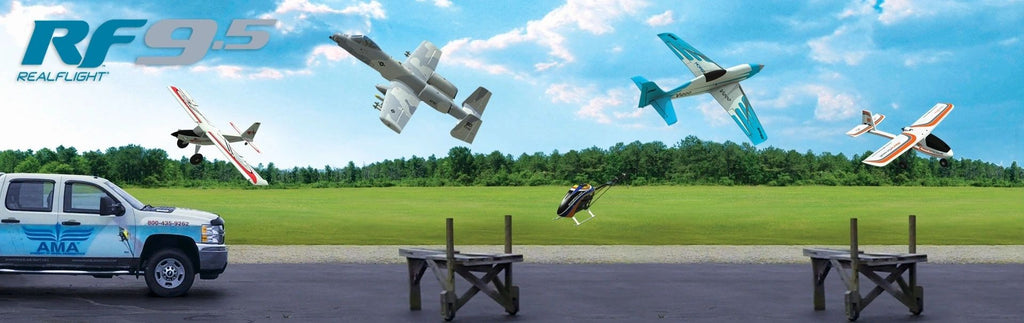 RealFlight 9.5 Sim w/Spektrum Controller