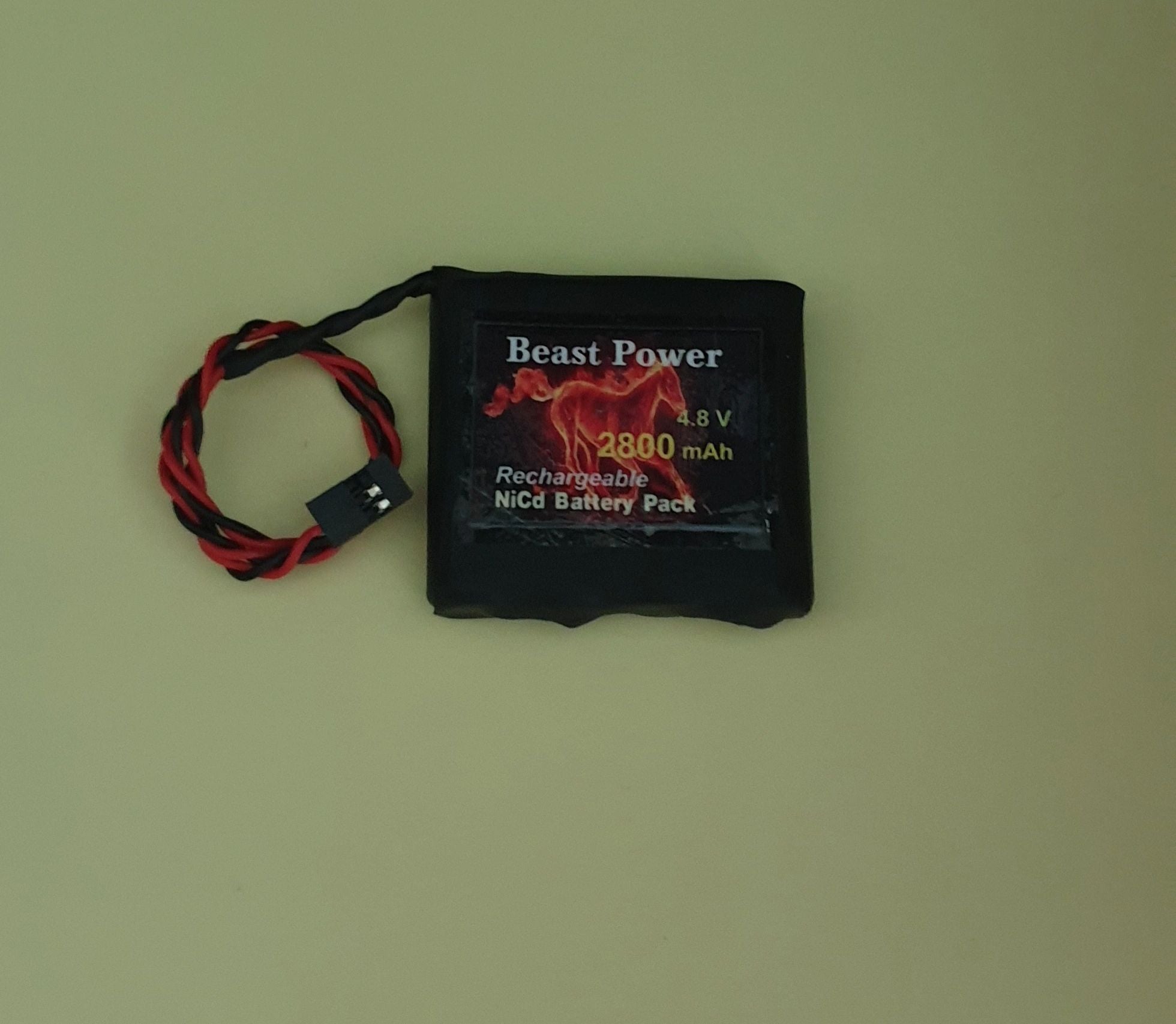 Receiver Pack 2800mAh 4.8v NICD with charger