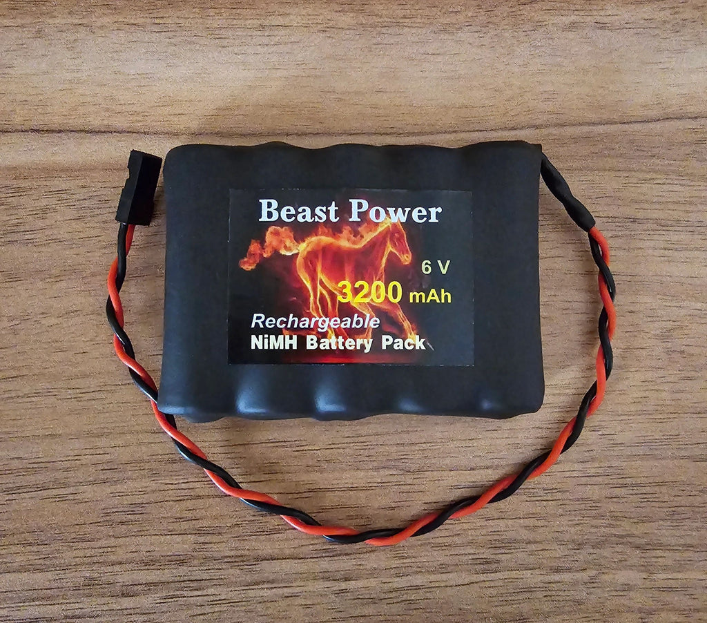 Receiver Pack 3200mAh 6.0v NIMH Low Self Discharge Battery