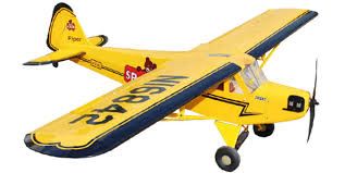 Piper J3 Cub model airplane side