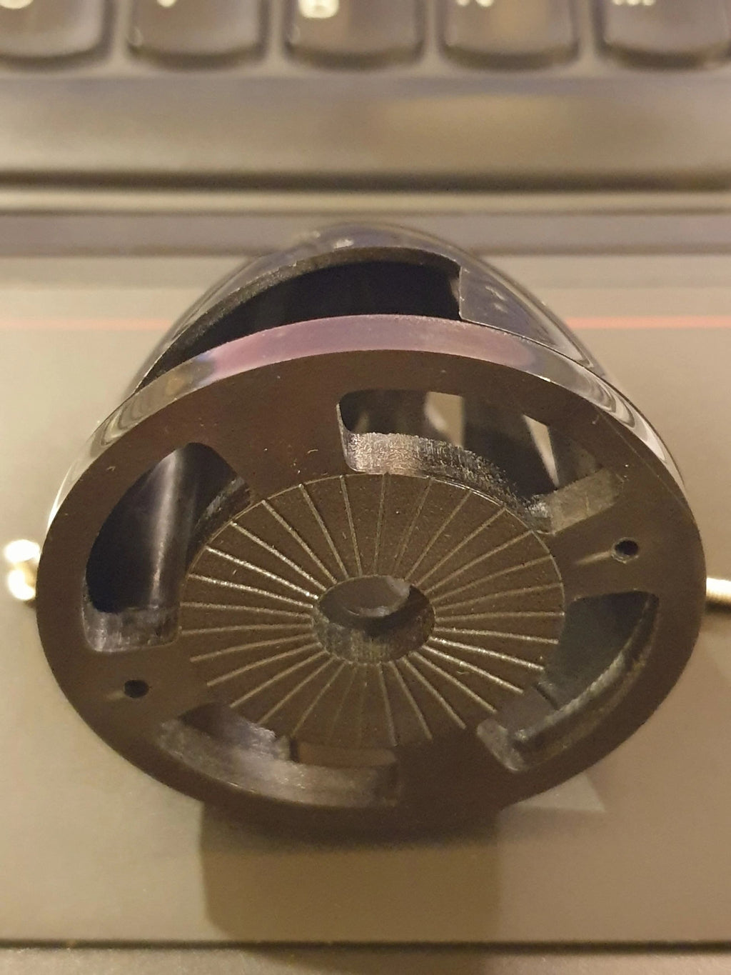 Spinner 51mm Plastic Black