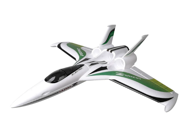 Ultra Z Astro 810mm EPO RC jet aircraft in white and green