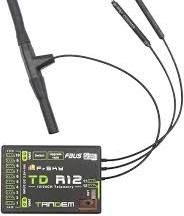 FrSky TD R12 equipped with a triple antenna (2×2.4G + 1×900M)