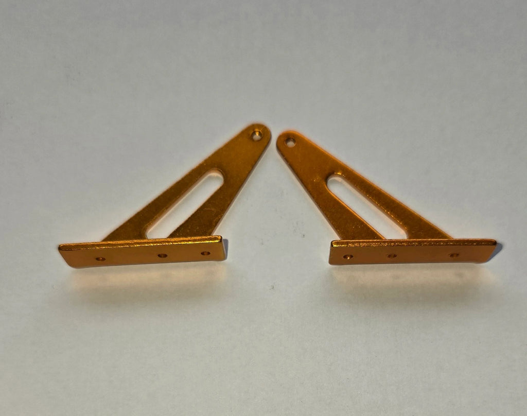 Light Alloy Metal Horns L31×H30mm Golden