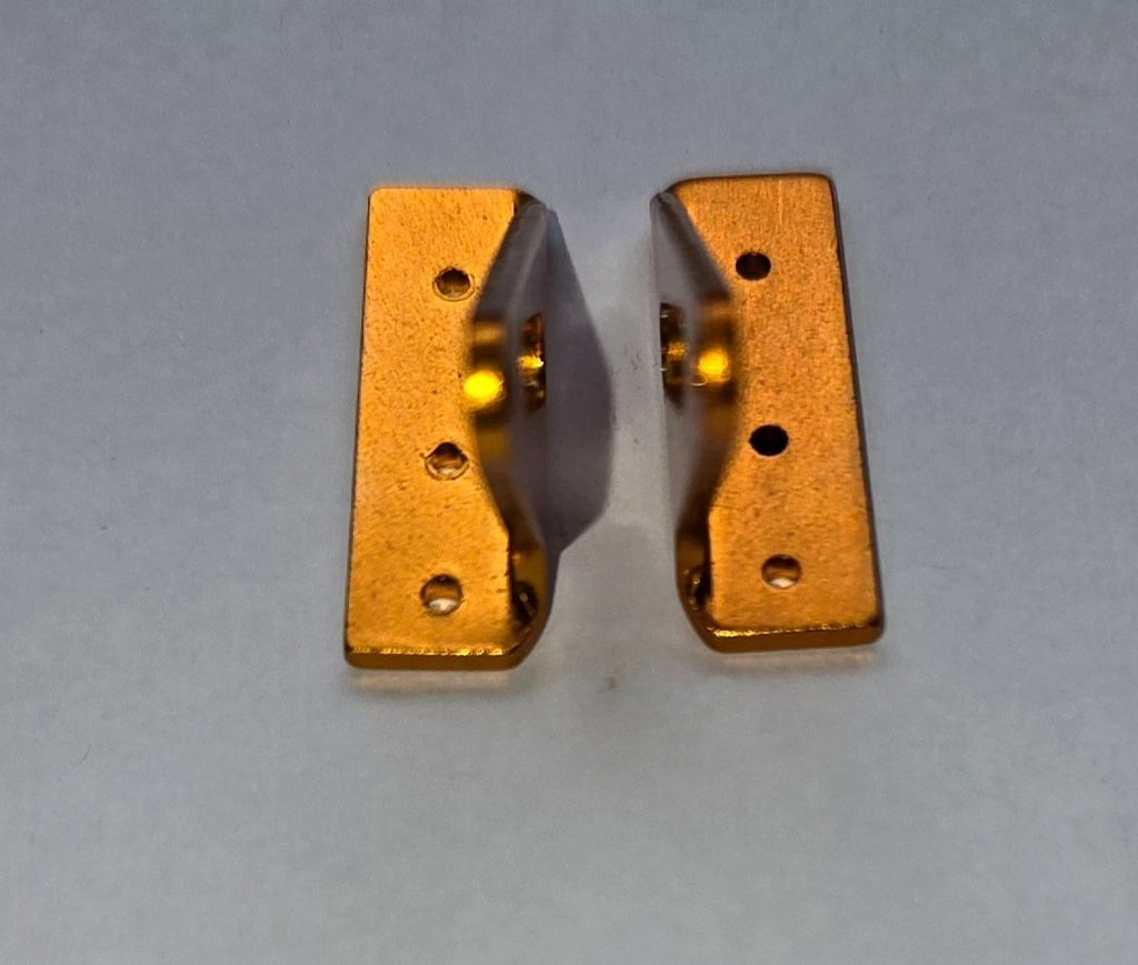 Light Alloy Metal Horns L31×H30mm Golden